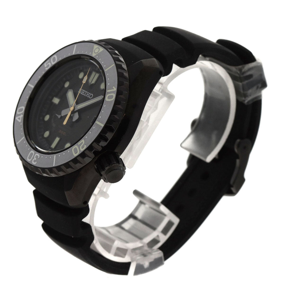 SEIKO Watches Spring drive SBDB037 5R65-0AS0 Titanium, Rubber black prospex LX line spring drive black dial mens Used Authentic