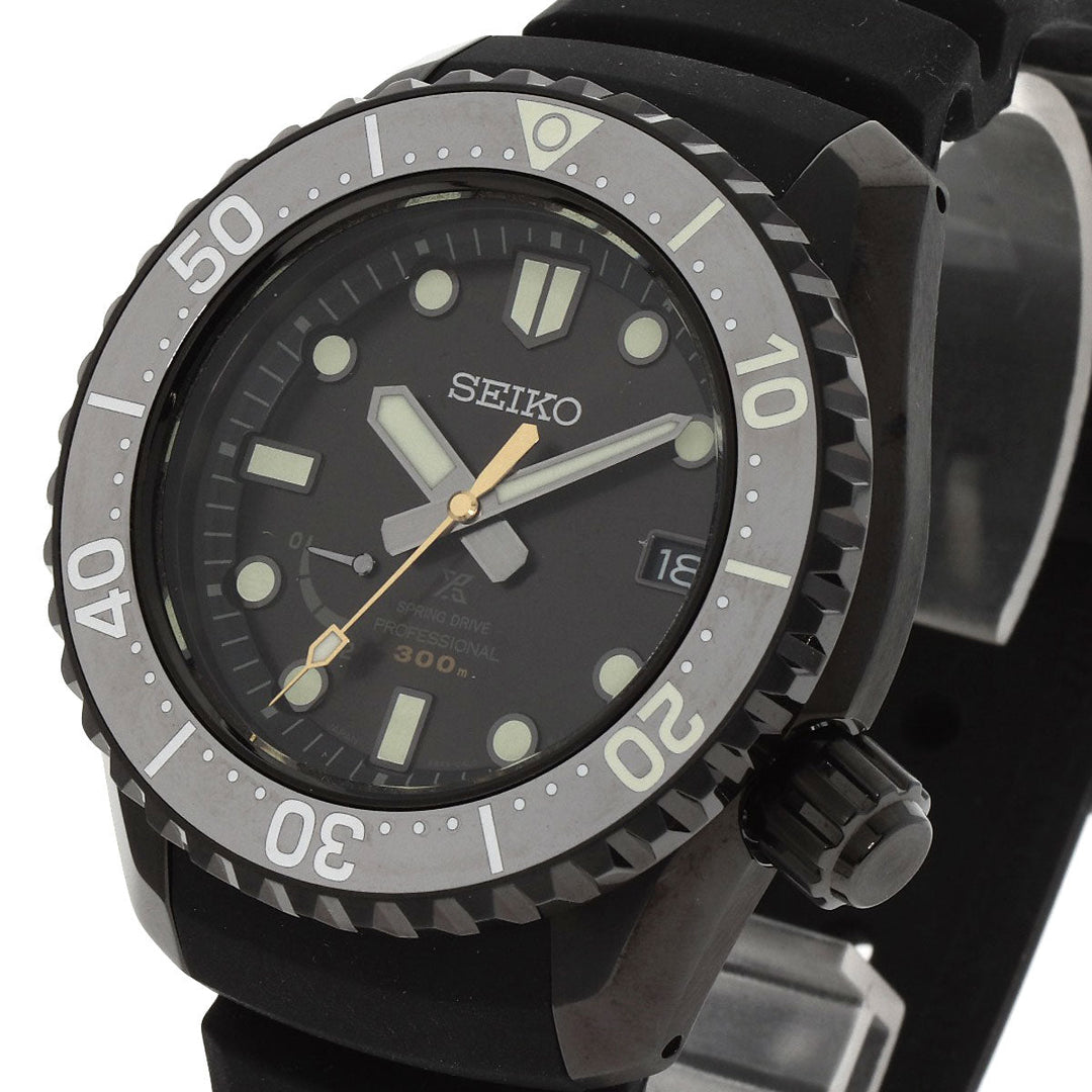 SEIKO Watches Spring drive SBDB037 5R65-0AS0 Titanium, Rubber black prospex LX line spring drive black dial mens Used Authentic