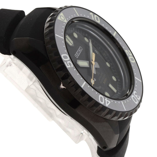 SEIKO Watches Spring drive SBDB037 5R65-0AS0 Titanium, Rubber black prospex LX line spring drive black dial mens Used Authentic