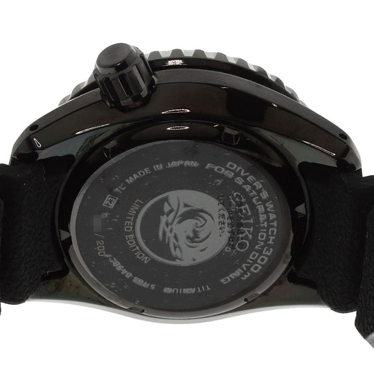 SEIKO Watches Spring drive SBDB037 5R65-0AS0 Titanium, Rubber black prospex LX line spring drive black dial mens Used Authentic