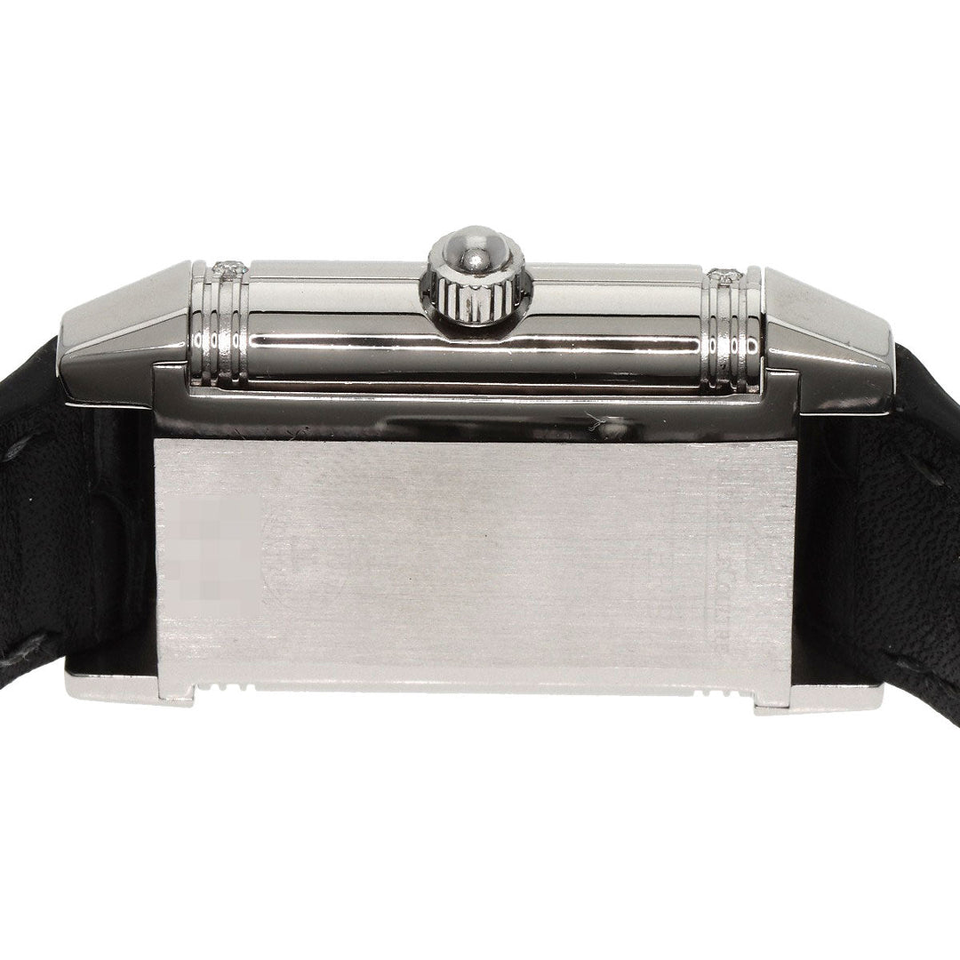 JAEGER-LECOULTRE Watches Quartz 265.8.47 Q2658430 Stainless Steel, Leather, Diamond Silver Reverso Lady Diamond Silver dial Women Used Authentic