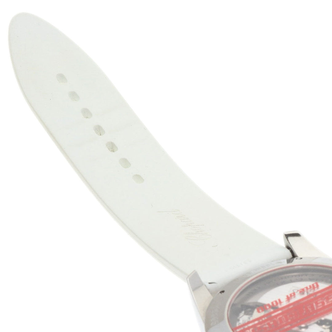 Chopard Watches Mechanical Automatic 8459 Stainless Steel, Rubber Silver Mille Miglia GT/XL Limited to 1000 pieces Red dial mens Used Authentic