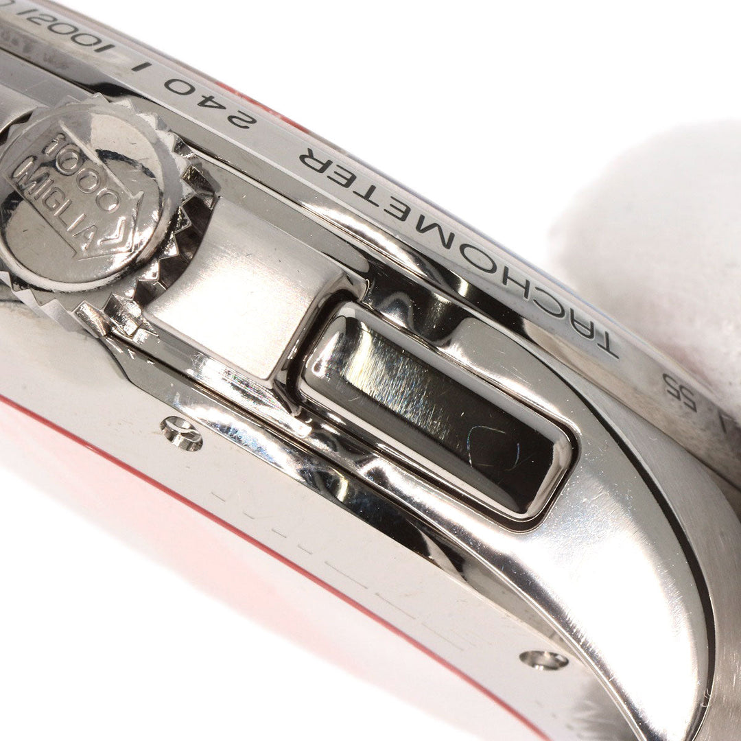 Chopard Watches Mechanical Automatic 8459 Stainless Steel, Rubber Silver Mille Miglia GT/XL Limited to 1000 pieces Red dial mens Used Authentic