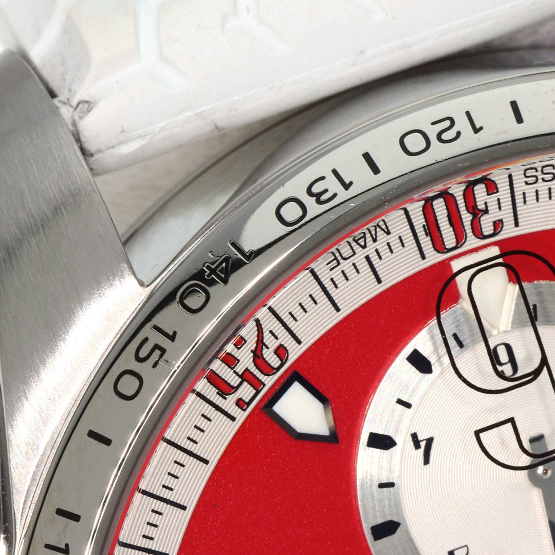 Chopard Watches Mechanical Automatic 8459 Stainless Steel, Rubber Silver Mille Miglia GT/XL Limited to 1000 pieces Red dial mens Used Authentic