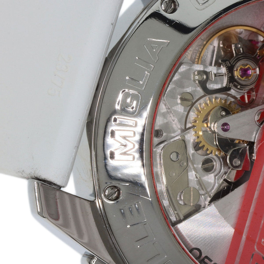 Chopard Watches Mechanical Automatic 8459 Stainless Steel, Rubber Silver Mille Miglia GT/XL Limited to 1000 pieces Red dial mens Used Authentic