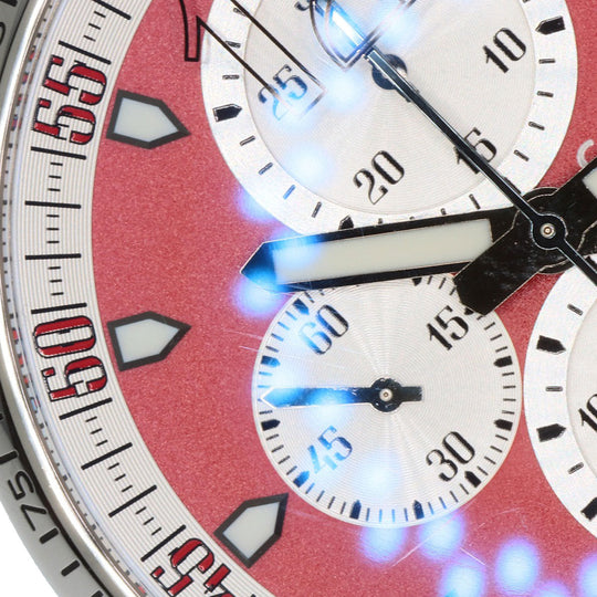 Chopard Watches Mechanical Automatic 8459 Stainless Steel, Rubber Silver Mille Miglia GT/XL Limited to 1000 pieces Red dial mens Used Authentic