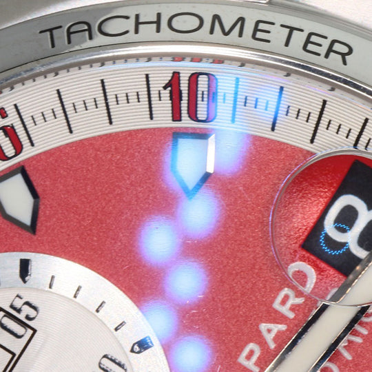 Chopard Watches Mechanical Automatic 8459 Stainless Steel, Rubber Silver Mille Miglia GT/XL Limited to 1000 pieces Red dial mens Used Authentic