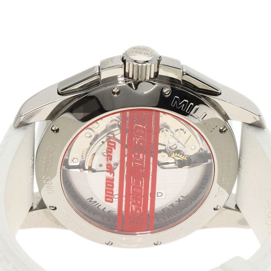 Chopard Watches Mechanical Automatic 8459 Stainless Steel, Rubber Silver Mille Miglia GT/XL Limited to 1000 pieces Red dial mens Used Authentic