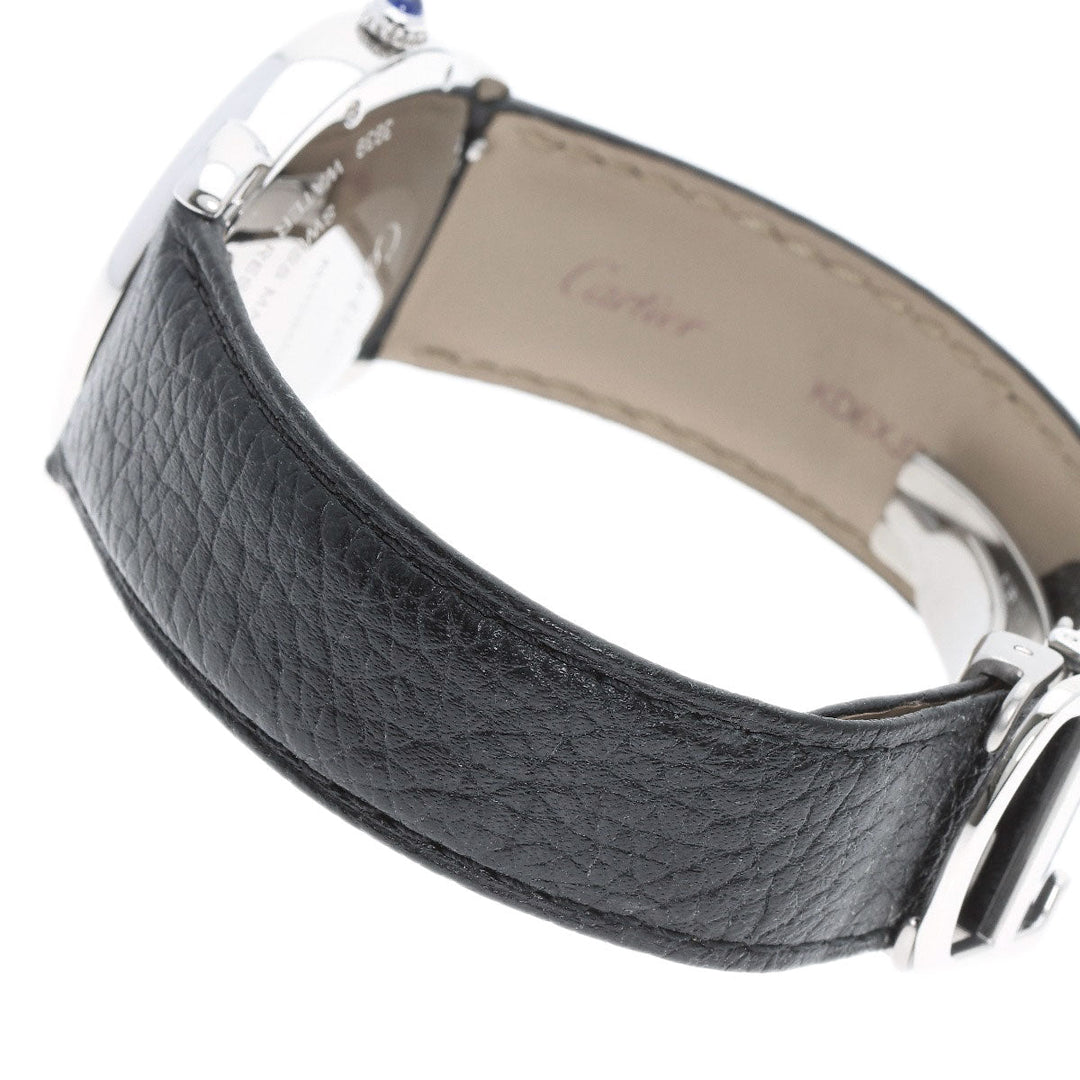 CARTIER Watches Mechanical Automatic WSRN0021 Stainless Steel, Leather Silver Ronde Solo 1.4" de Cartier Silver dial mens Used Authentic