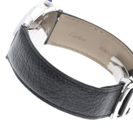 CARTIER Watches Mechanical Automatic WSRN0021 Stainless Steel, Leather Silver Ronde Solo 1.4" de Cartier Silver dial mens Used Authentic