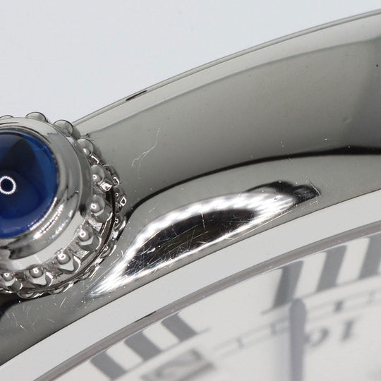 CARTIER Watches Mechanical Automatic W6701010 Stainless Steel, Leather Silver Ronde Solo de Cartier XL Silver dial mens Used Authentic