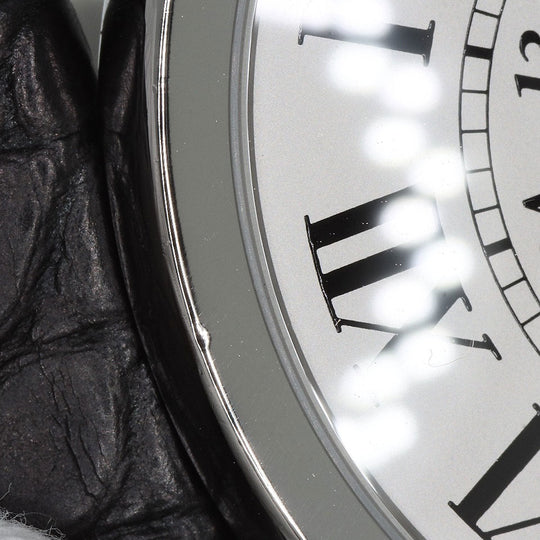 CARTIER Watches Mechanical Automatic W6701010 Stainless Steel, Leather Silver Ronde Solo de Cartier XL Silver dial mens Used Authentic