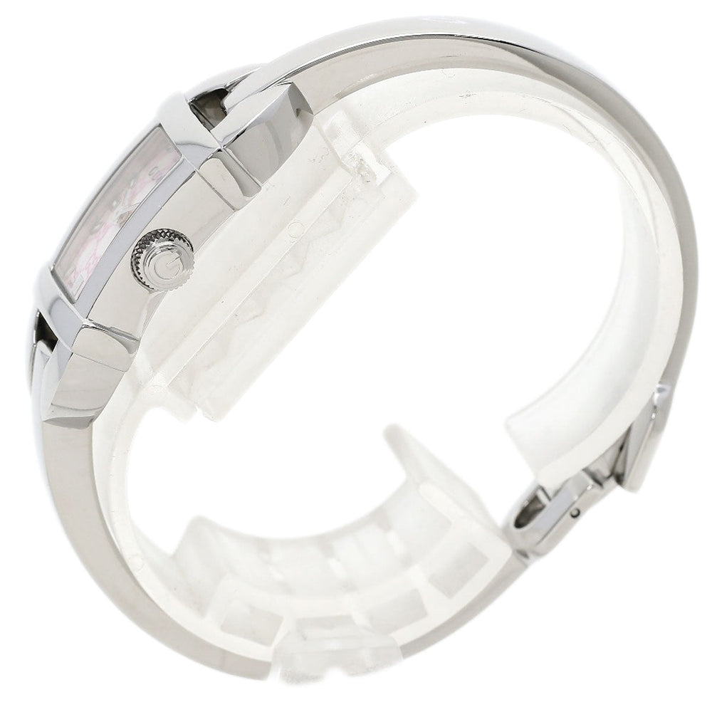 GUCCI Watches Quartz 6800L Stainless Steel , Stainless Steel Silver Square face shell dial Women Used Authentic