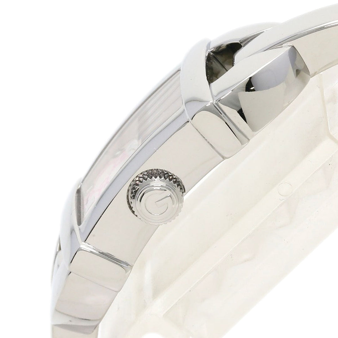 GUCCI Watches Quartz 6800L Stainless Steel , Stainless Steel Silver Square face shell dial Women Used Authentic