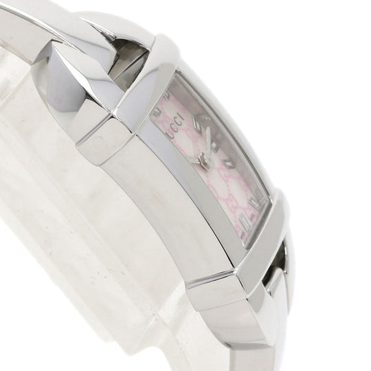 GUCCI Watches Quartz 6800L Stainless Steel , Stainless Steel Silver Square face shell dial Women Used Authentic