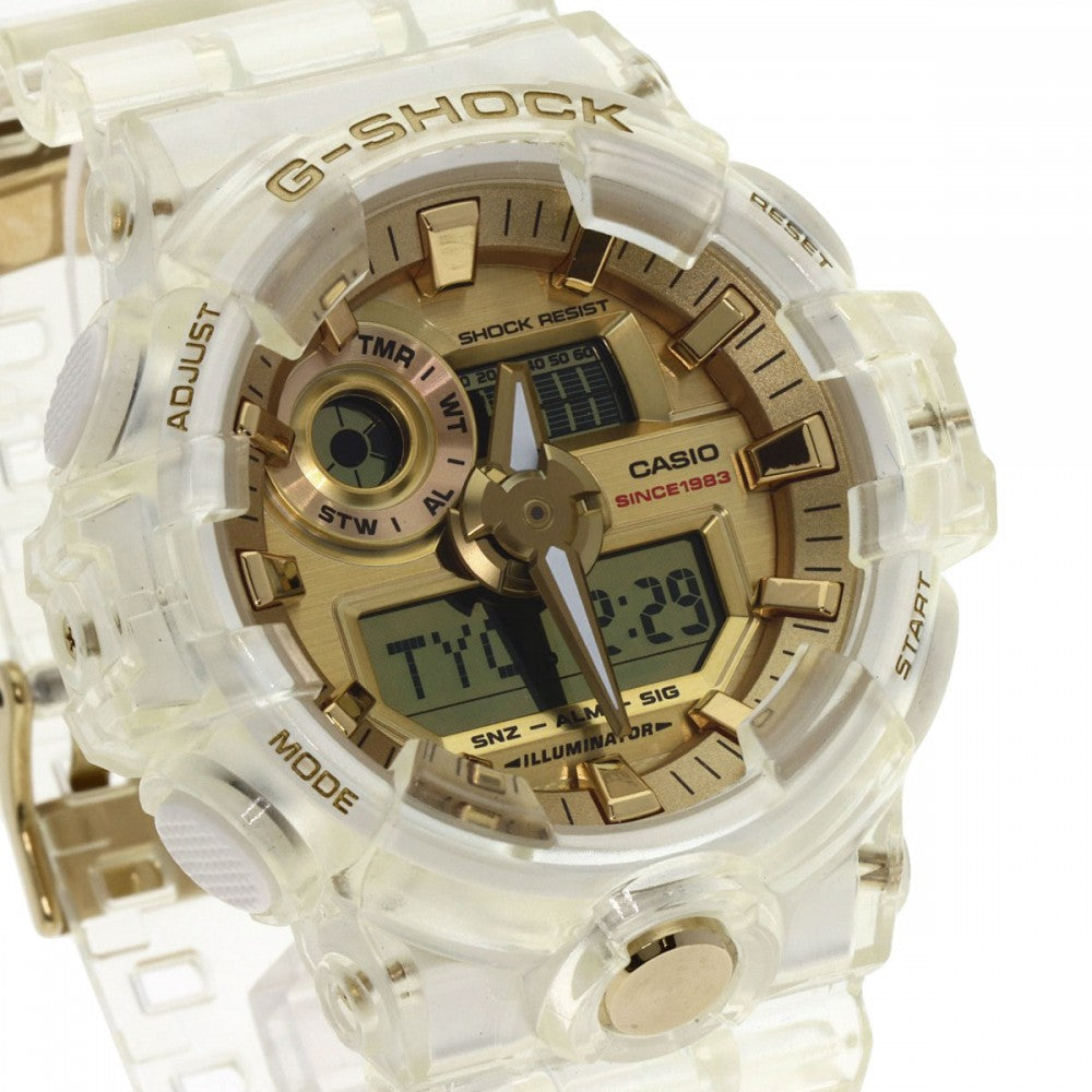CASIO Watches Quartz GA-735E-7AJR Stainless Steel, Resin gold G.Shock 35th Anniversary gold dial mens Used Authentic