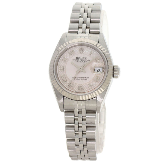 ROLEX Watches Mechanical Automatic 79174NRD Stainless Steel Silver Datejust Pink shell dial