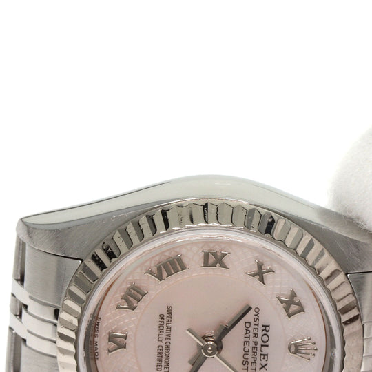 ROLEX Watches Mechanical Automatic 79174NRD Stainless Steel Silver Datejust Pink shell dial