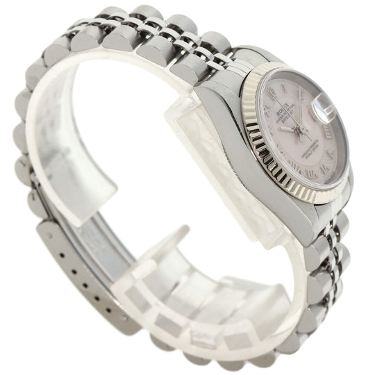 ROLEX Watches Mechanical Automatic 79174NRD Stainless Steel Silver Datejust Pink shell dial