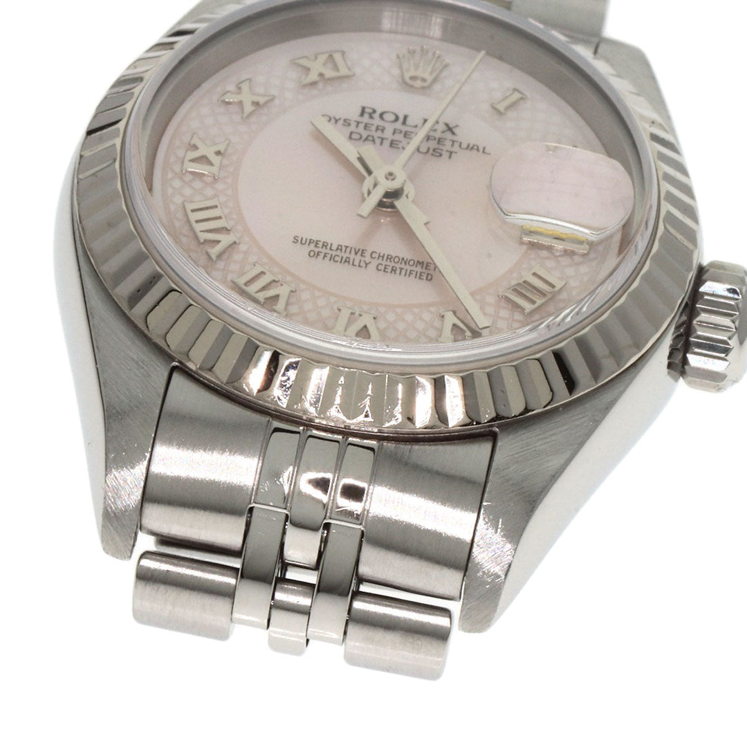 ROLEX Watches Mechanical Automatic 79174NRD Stainless Steel Silver Datejust Pink shell dial