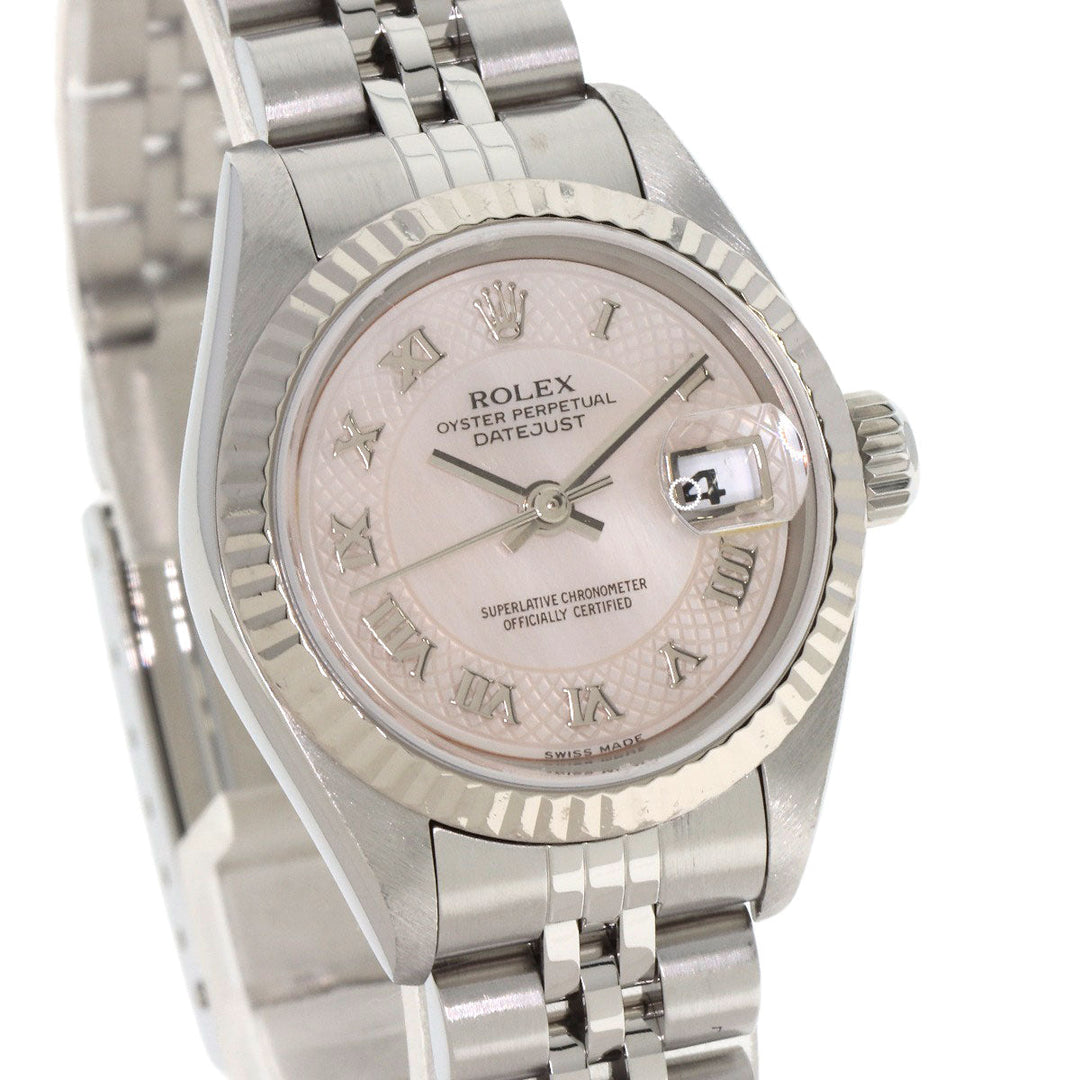 ROLEX Watches Mechanical Automatic 79174NRD Stainless Steel Silver Datejust Pink shell dial