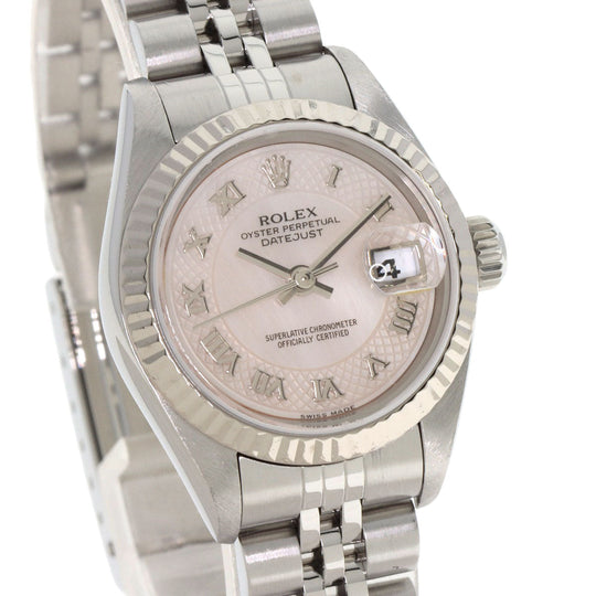 ROLEX Watches Mechanical Automatic 79174NRD Stainless Steel Silver Datejust Pink shell dial