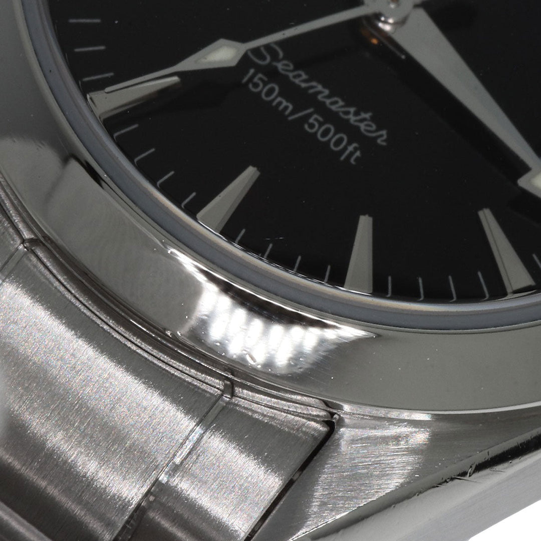 OMEGA Watches Quartz 2577.50 Stainless Steel , Stainless Steel Silver Seamaster Aqua Terra black dial Women Used Authentic