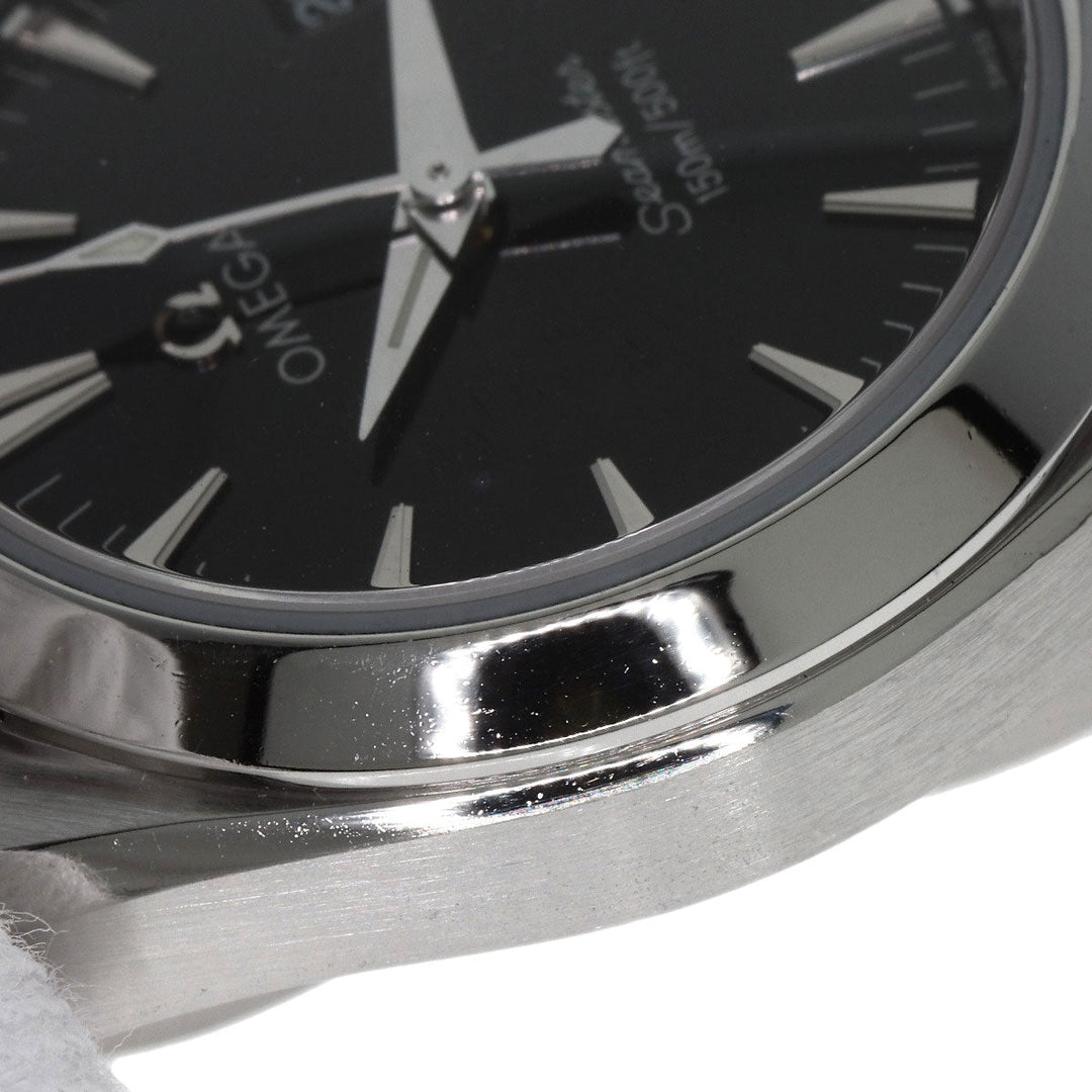 OMEGA Watches Quartz 2577.50 Stainless Steel , Stainless Steel Silver Seamaster Aqua Terra black dial Women Used Authentic