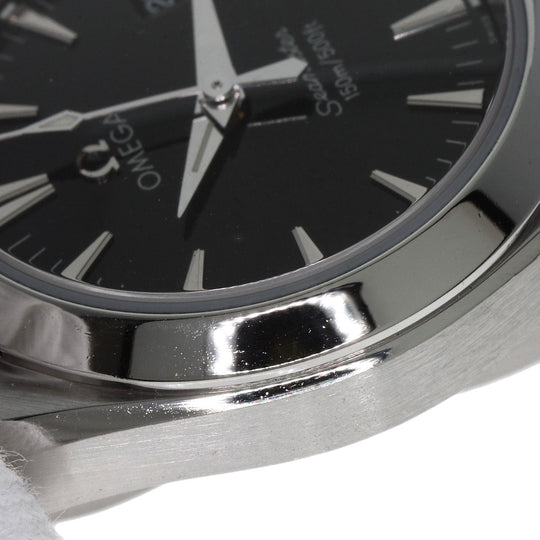 OMEGA Watches Quartz 2577.50 Stainless Steel , Stainless Steel Silver Seamaster Aqua Terra black dial Women Used Authentic