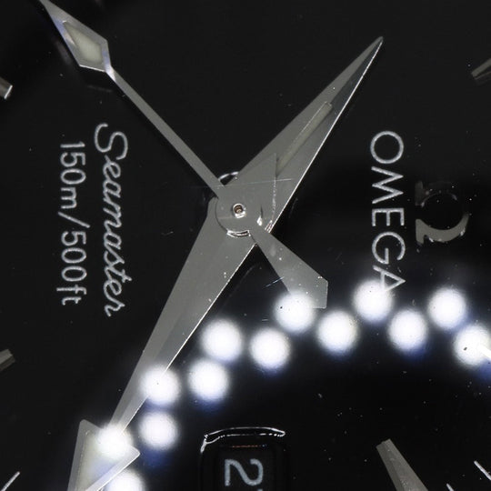 OMEGA Watches Quartz 2577.50 Stainless Steel , Stainless Steel Silver Seamaster Aqua Terra black dial Women Used Authentic