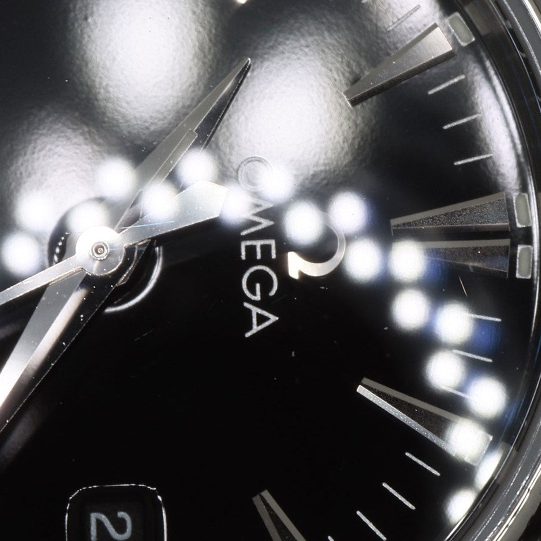 OMEGA Watches Quartz 2577.50 Stainless Steel , Stainless Steel Silver Seamaster Aqua Terra black dial Women Used Authentic