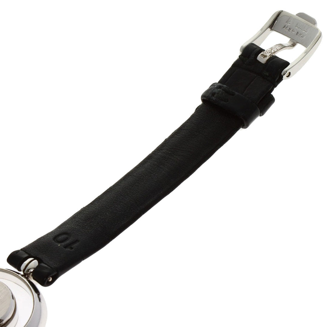 Chopard Watches Quartz 20/3957 K18WG , Leather , Diamond Silver Happy diamond white dial Women Used Authentic