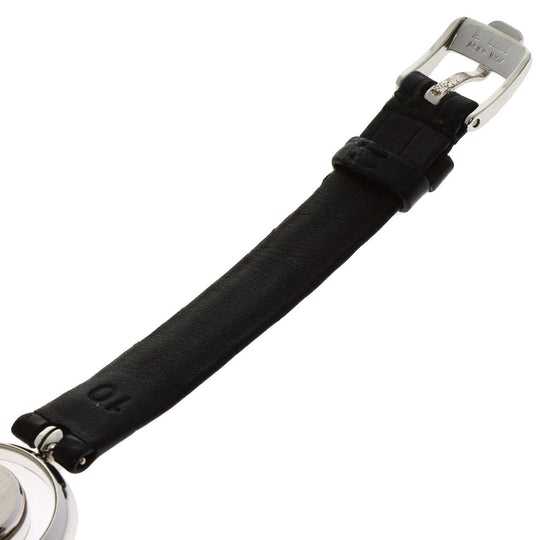 Chopard Watches Quartz 20/3957 K18WG , Leather , Diamond Silver Happy diamond white dial Women Used Authentic