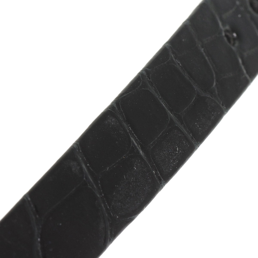 Chopard Watches Quartz 20/3957 K18WG , Leather , Diamond Silver Happy diamond white dial Women Used Authentic