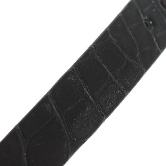 Chopard Watches Quartz 20/3957 K18WG , Leather , Diamond Silver Happy diamond white dial Women Used Authentic