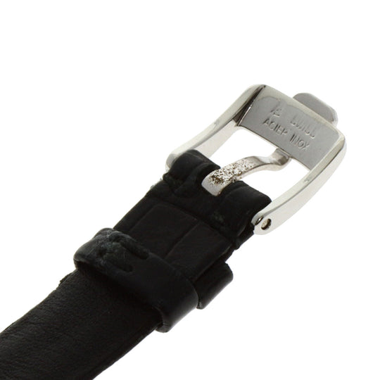 Chopard Watches Quartz 20/3957 K18WG , Leather , Diamond Silver Happy diamond white dial Women Used Authentic