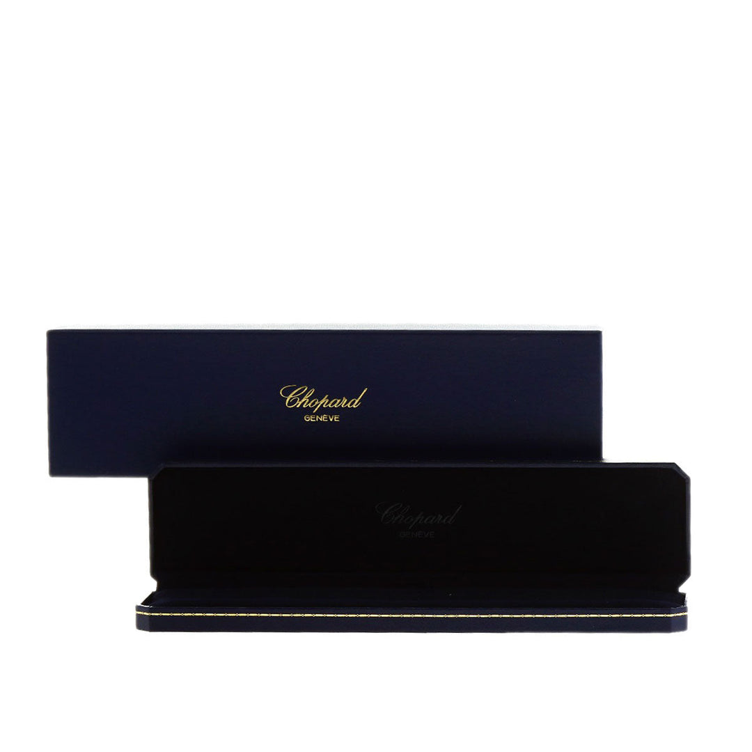 Chopard Watches Quartz 20/3957 K18WG , Leather , Diamond Silver Happy diamond white dial Women Used Authentic