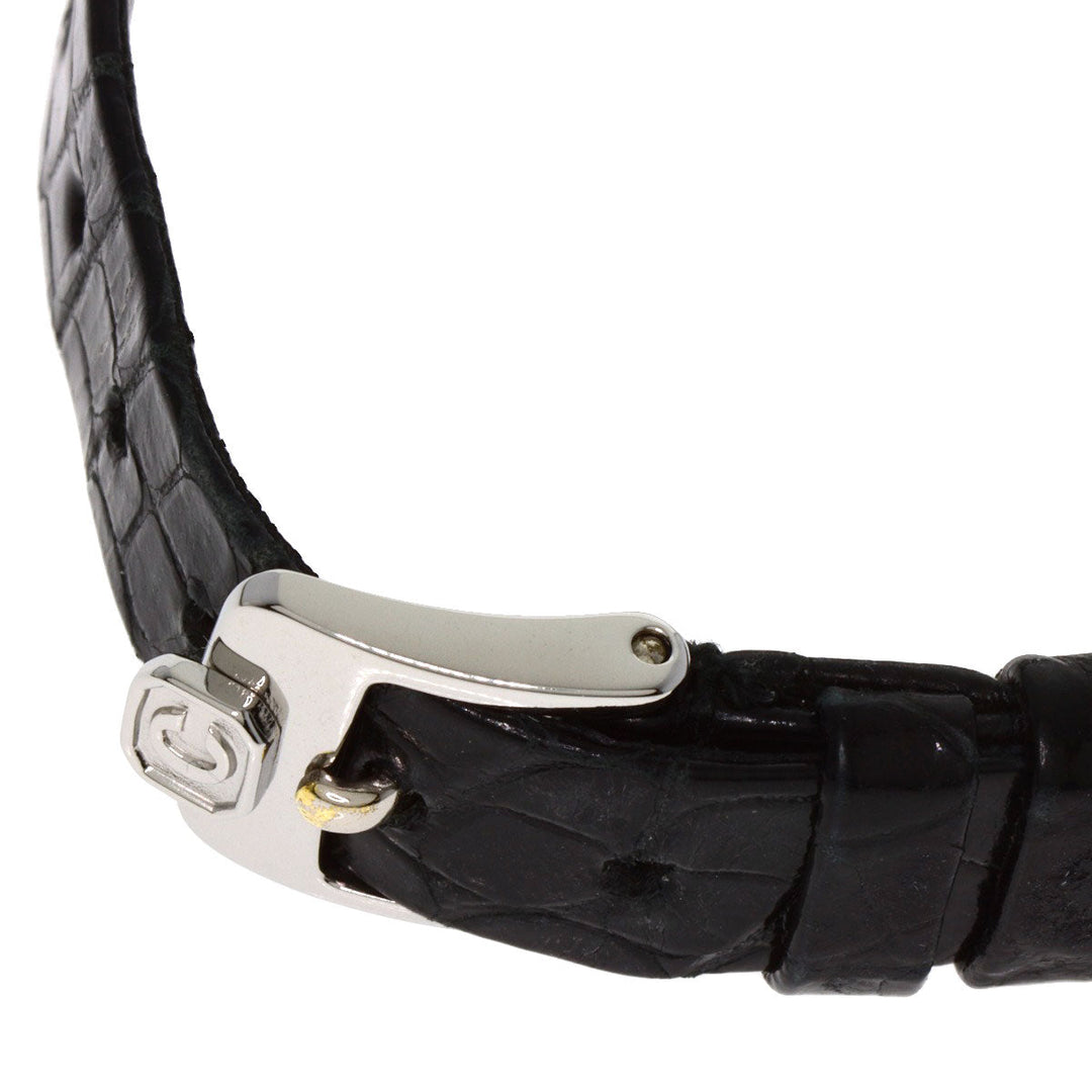 Chopard Watches Quartz 20/3957 K18WG , Leather , Diamond Silver Happy diamond white dial Women Used Authentic