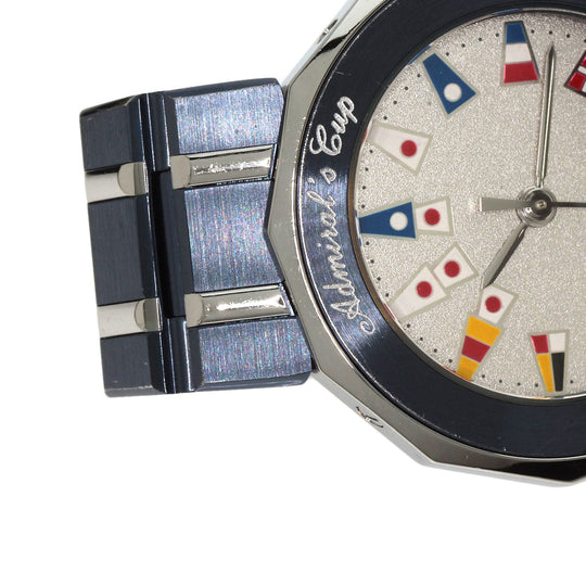 CORUM Watches Quartz C 39.610.30V50B Stainless Steel Navy Admirals Silver dial Women Used Authentic