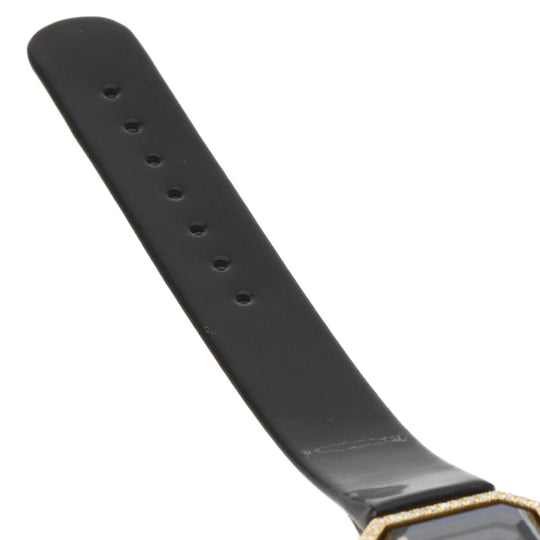 CHANEL Watches Quartz H0094 K18YG, leather gold Premiere black dial Women Used Authentic