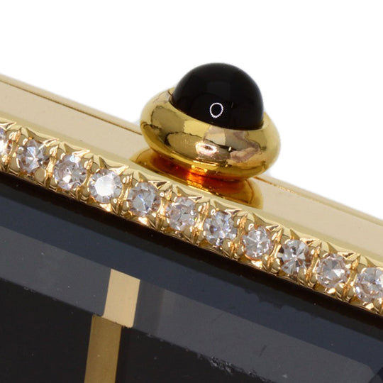 CHANEL Watches Quartz H0094 K18YG, leather gold Premiere black dial Women Used Authentic