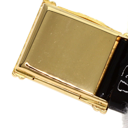 CHANEL Watches Quartz H0094 K18YG, leather gold Premiere black dial Women Used Authentic