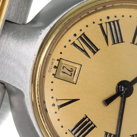 Dunhill Watches Quartz Stainless Steel , SSxGP gold Millennium gold dial Women Used Authentic