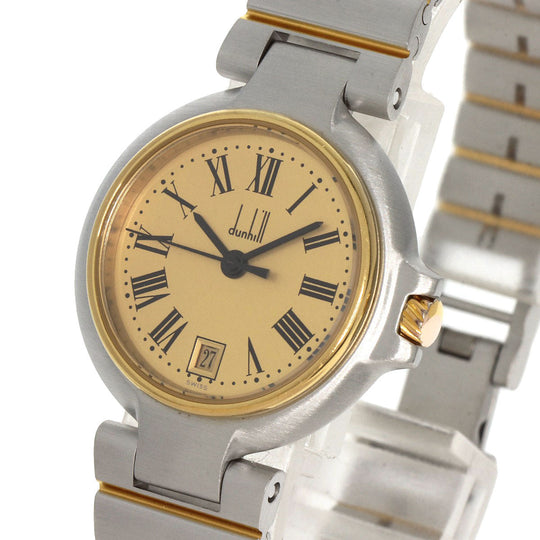 Dunhill Watches Quartz Stainless Steel , SSxGP gold Millennium gold dial Women Used Authentic