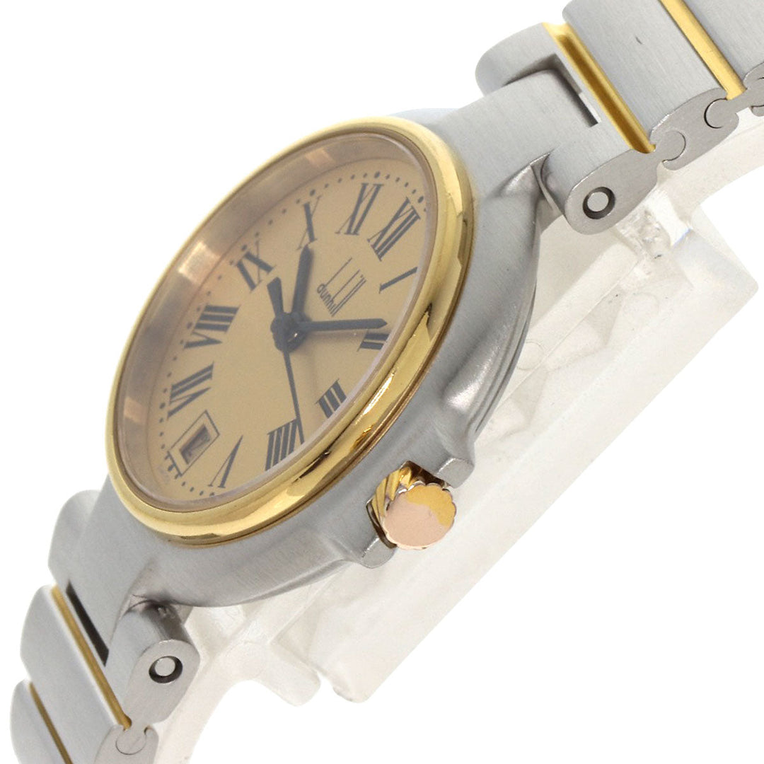 Dunhill Watches Quartz Stainless Steel , SSxGP gold Millennium gold dial Women Used Authentic