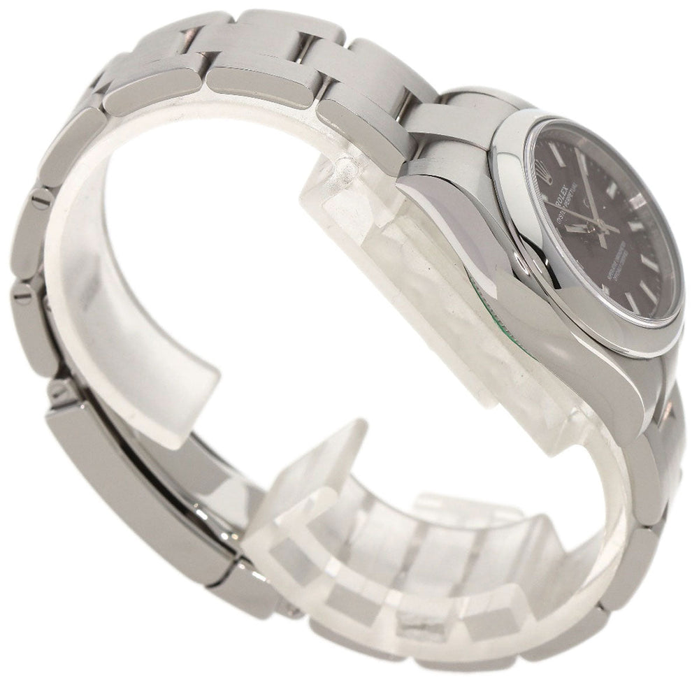 ROLEX Watches Mechanical Automatic 176200 Stainless Steel , Stainless Steel Silver Oyster Perpetual 26 Red Grape Red grape dial Women Used Authentic
