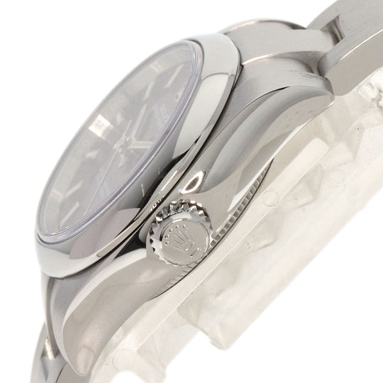ROLEX Watches Mechanical Automatic 176200 Stainless Steel , Stainless Steel Silver Oyster Perpetual 26 Red Grape Red grape dial Women Used Authentic