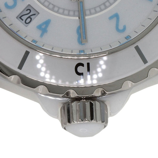 CHANEL Watches Mechanical Automatic H3827 Ceramic, Ceramic white J12 1.5" Blue Light Limited to 2000 units white dial mens Used Authentic