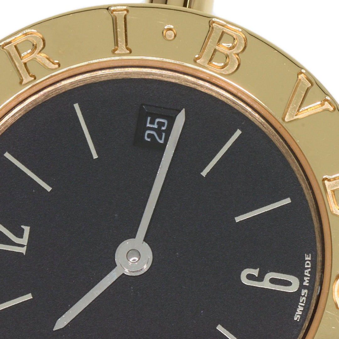 BVLGARI Watches Quartz BB26SGLD Stainless Steel, Leather gold Bulgari Bulgari black dial Women Used Authentic