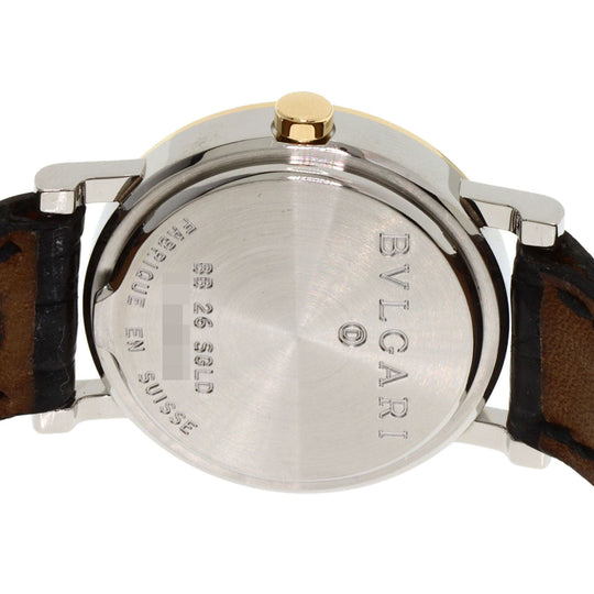 BVLGARI Watches Quartz BB26SGLD Stainless Steel, Leather gold Bulgari Bulgari black dial Women Used Authentic